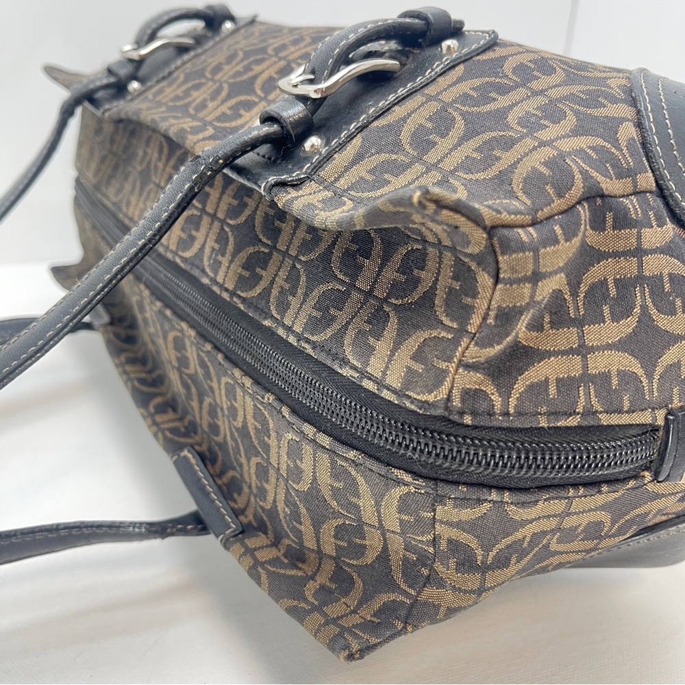 Fossil Vintage Baguette Jacquard Monogram Satchel - Picture 7 of 16